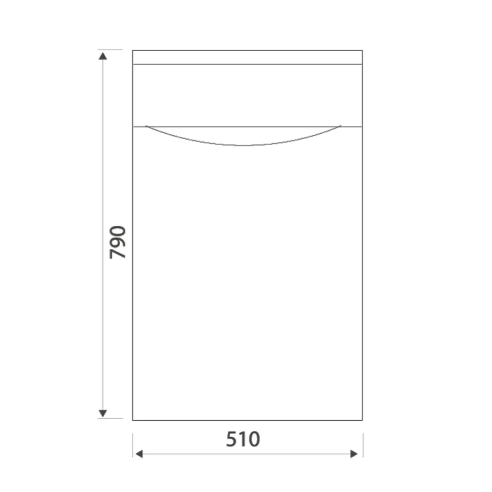 Harbour Clarity 500mm Back to Wall WC Unit