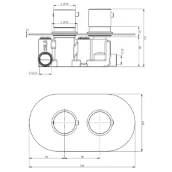 Harbour Clarity 1 Outlet Thermostatic Concealed Shower Valve