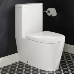 Harbour Clarity Rimless Back to Wall Close Coupled Toilet & Soft Close Seat
