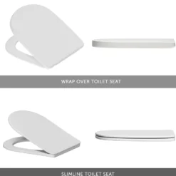 Harbour Clarity Rimless Wall Hung Toilet & Soft Close Seat