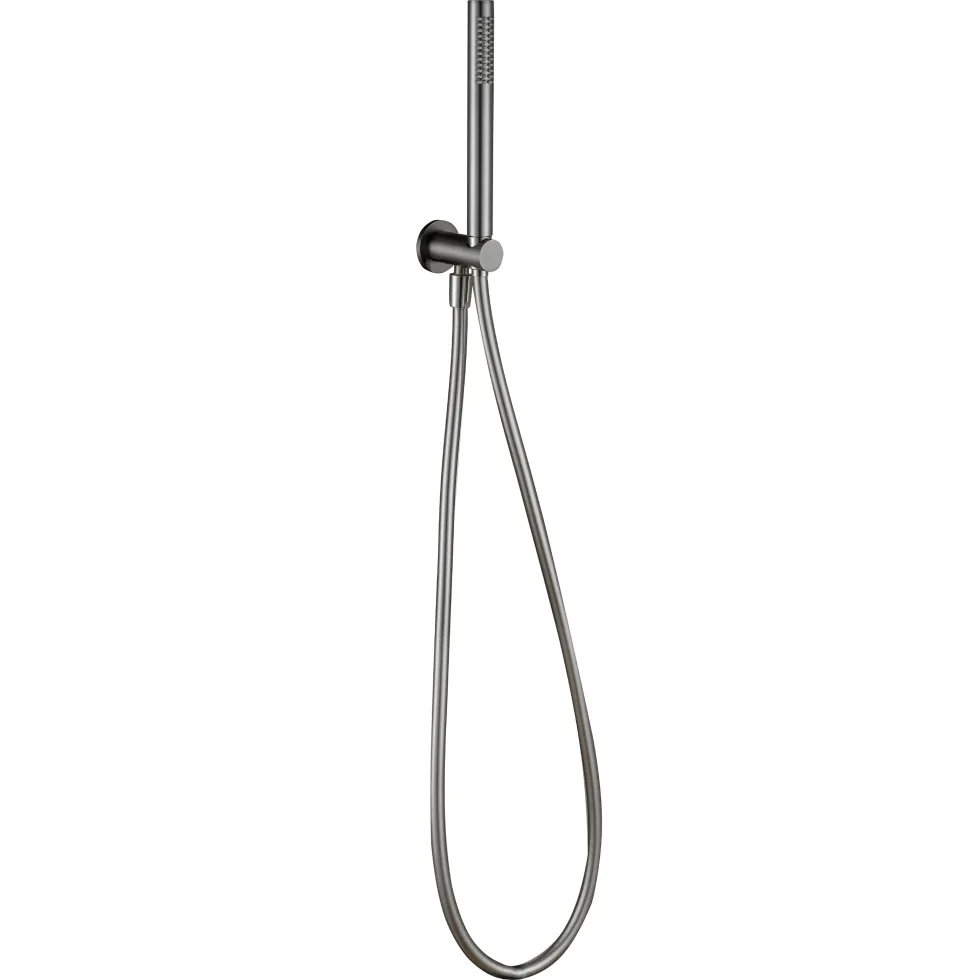 Harbour Clarity Round Shower Handset with Wall Outlet & Hose