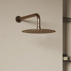 Harbour Clarity Round Shower Head with Wall Arm