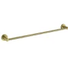 Harbour Clarity Single Towel Rail - Brushed Brass