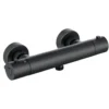 Harbour Clarity Thermostatic Bar Shower Valve - Matt Black