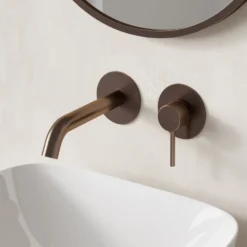 Harbour Clarity Wall Mounted Basin Tap with Easy Plumb Installation Kit