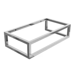 Harbour Concrete 400mm Cloakroom Wall Hung Red Basin & Frame