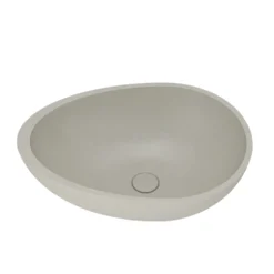 Harbour Concrete 534mm Organic Countertop Basin - Warm Grey