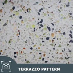 Harbour Concrete 500mm Rectangular Countertop Basin - Natural Terrazzo