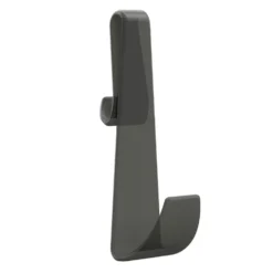 Harbour Contour Smoked Black Robe Hook for Frameless Enclosures