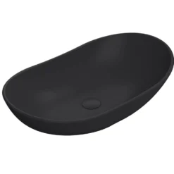 Harbour Curved Matt Finish Countertop Basin - 615 x 360mm