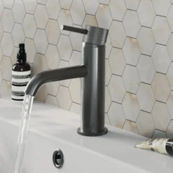 Harbour Fluted Mono Basin Mixer Tap & Waste