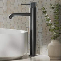 Harbour Fluted Tall Mono Basin Mixer Tap