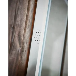 Harbour Glow LED Bluetooth Mirror with Demister Pad & Shaver Socket - 500 x 700mm