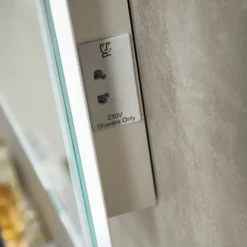 Harbour Glow LED Bluetooth Mirror with Demister Pad & Shaver Socket - 500 x 700mm