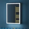 Harbour Glow LED Mirrored Cabinet with Demister Pad & Shaver Socket - 500 x 700mm