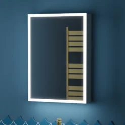 Harbour Glow LED Mirrored Cabinet with Demister Pad & Shaver Socket - 500 x 700mm