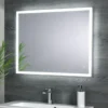 Harbour Glow LED Mirror with Demister Pad & Infrared Touch Button - 800 x 600mm