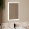 Harbour Glow Recessed Single Door LED Bathroom Mirror Cabinet - 500 x 700mm
