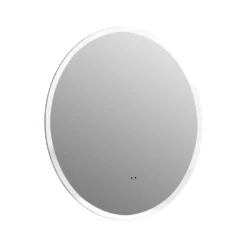 Harbour Glow Round LED Bathroom Mirror with Demister Pad & Colour Change Lights- 800mm