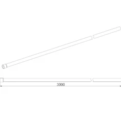 Harbour i10 Brushed Brass Ceiling Supports