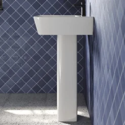 Harbour Icon Bathroom Suite with Rimless Toilet & Double Ended Bath