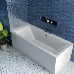 Harbour Icon Bathroom Suite with Rimless Toilet & Double Ended Bath