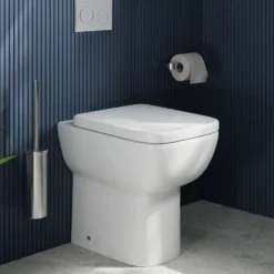 Harbour Icon Rimless Back to Wall Comfort Height Toilet & Soft Close Seat