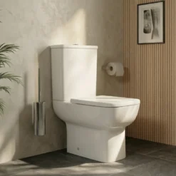 Harbour Icon Rimless Close Coupled Toilet & Soft Close Seat