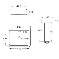 Harbour Icon Rimless Toilet & Basin Bathroom Suite