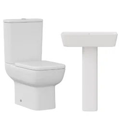 Harbour Icon Rimless Toilet & Basin Bathroom Suite