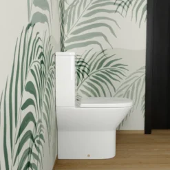 Harbour Identity Close Coupled Rimless Back to Wall Toilet & Soft Close Seat