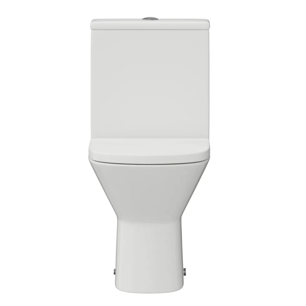 Harbour Identity Close Coupled Rimless Back to Wall Toilet & Soft Close Seat