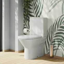 Harbour Identity Close Coupled Rimless Back to Wall Toilet & Soft Close Seat