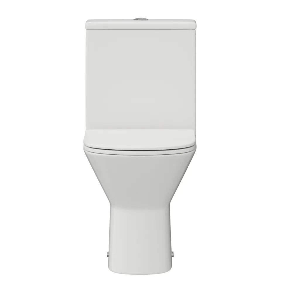 Harbour Identity Close Coupled Rimless Back to Wall Toilet & Soft Close Seat