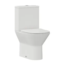 Harbour Identity Close Coupled Rimless Back to Wall Toilet & Soft Close Seat