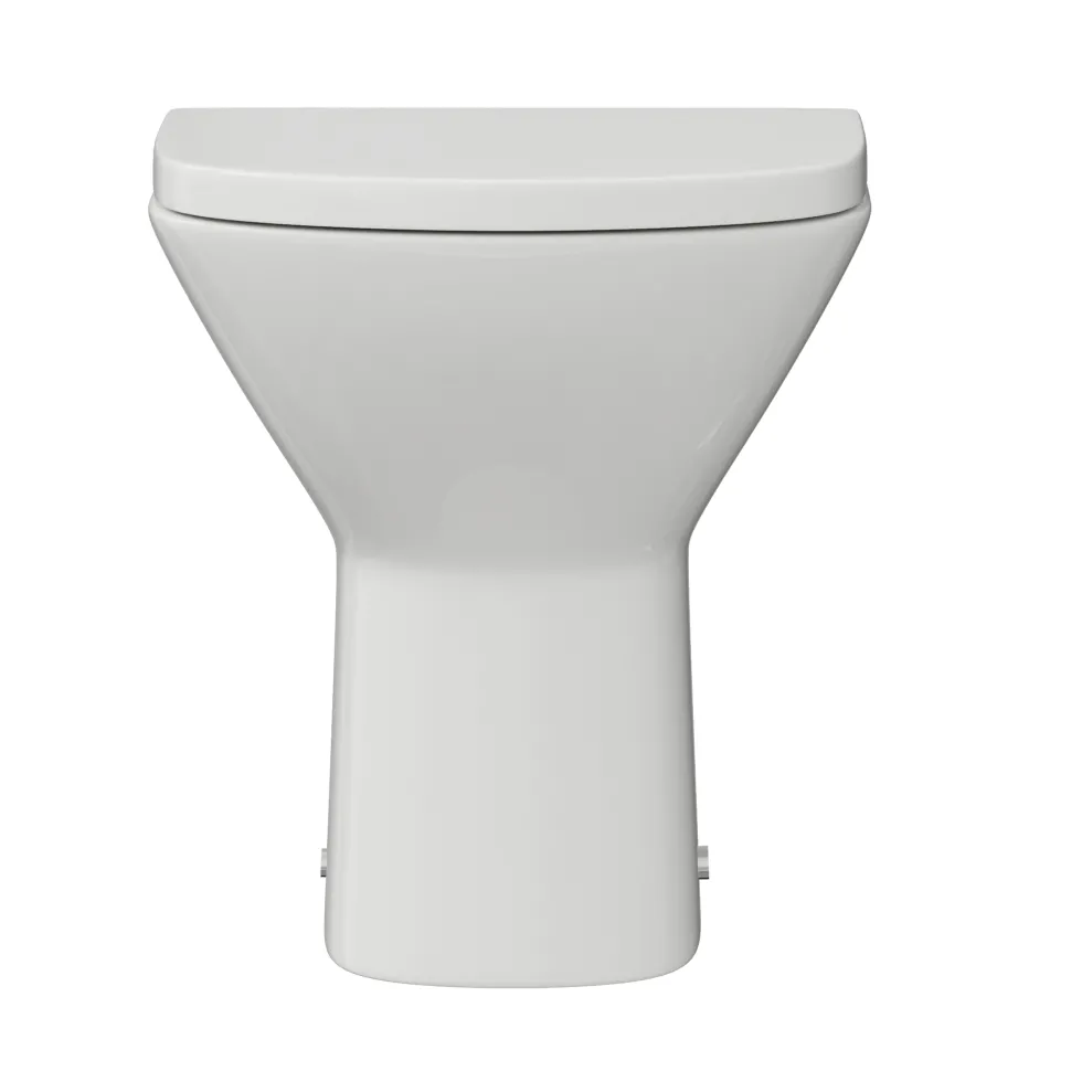Harbour Identity Comfort Height Rimless Back to Wall Toilet & Soft Close Seat