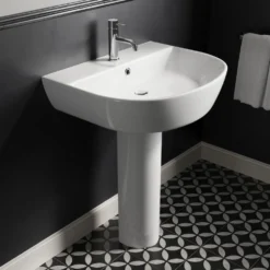 Harbour Identity Rimless Toilet & Basin Bathroom Suite