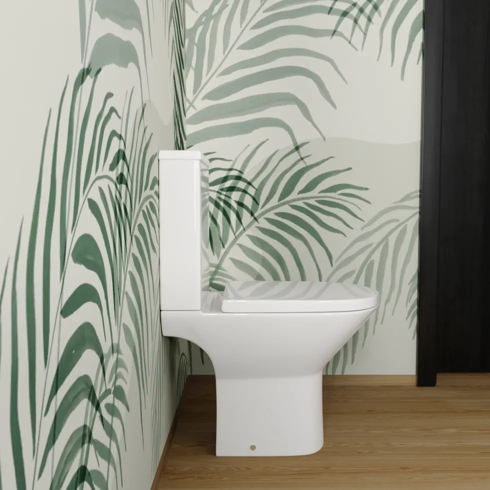 Harbour Identity Rimless Toilet & Basin Bathroom Suite