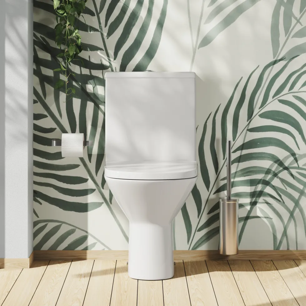 Harbour Identity Rimless Toilet & Basin Bathroom Suite