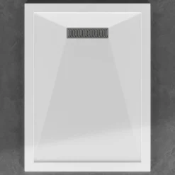 Harbour Linear 25mm Luxury Stone Rectangular Shower Tray - 9 Sizes
