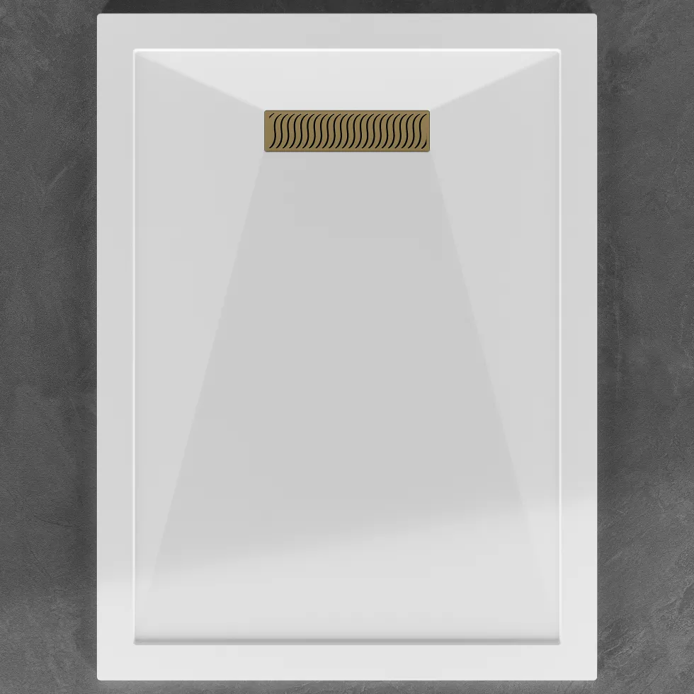 Harbour Linear 25mm Luxury Stone Rectangular Shower Tray - 9 Sizes