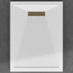 Harbour Linear 25mm Luxury Stone Rectangular Shower Tray - 9 Sizes