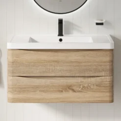 Harbour Origin 900mm Wall Mounted Vanity Unit & Basin