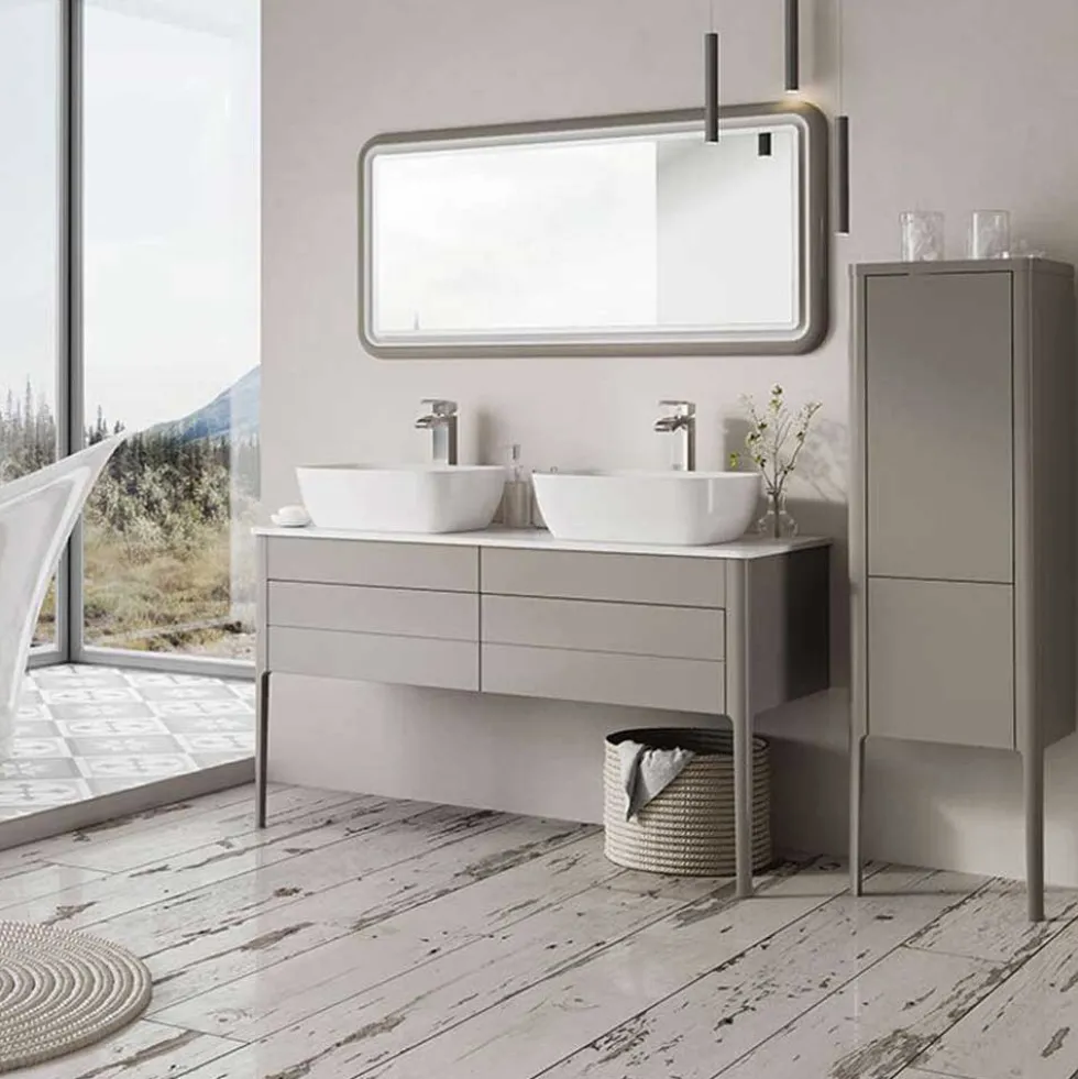 Harbour Serenity 1180mm Floorstanding Unit & Worktop - French Grey
