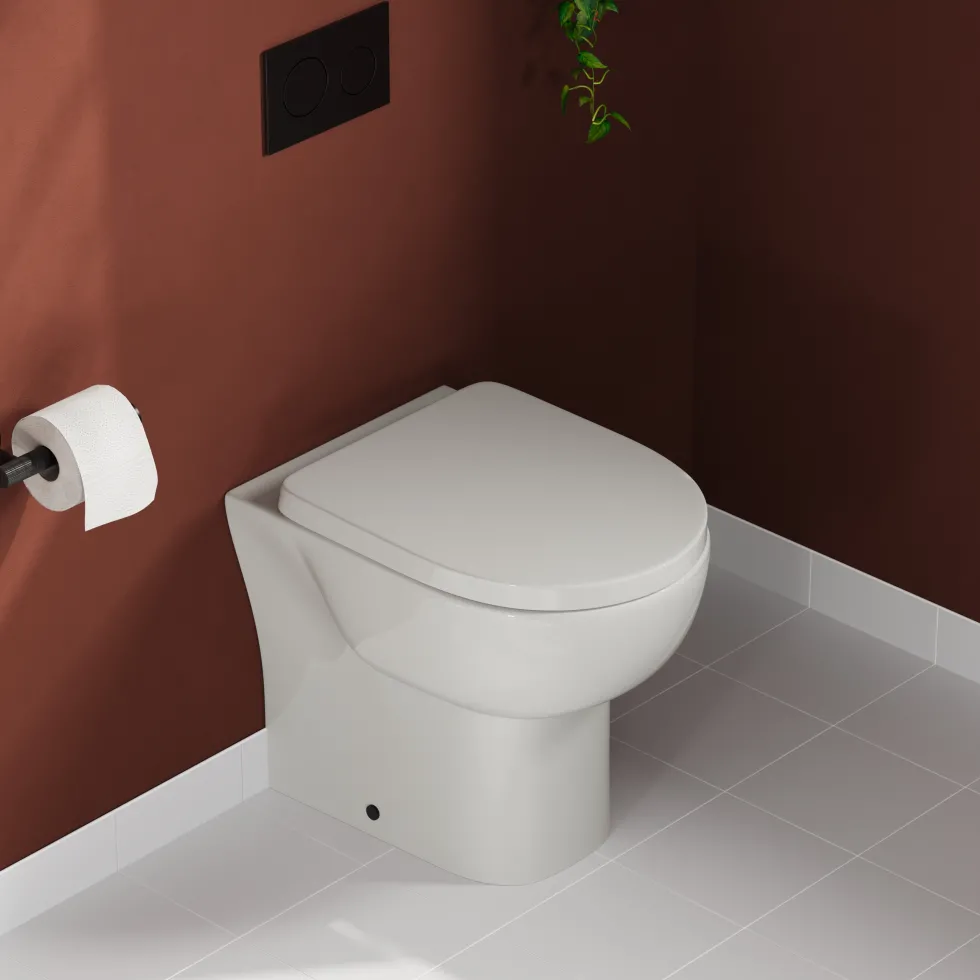 Harbour Serenity Rimless Back to Wall Toilet with Soft Close Seat