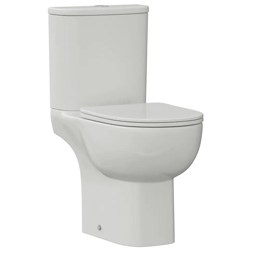 Harbour Serenity Rimless Close Coupled Toilet with Soft Close Seat