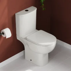 Harbour Serenity Rimless Close Coupled Toilet with Soft Close Seat