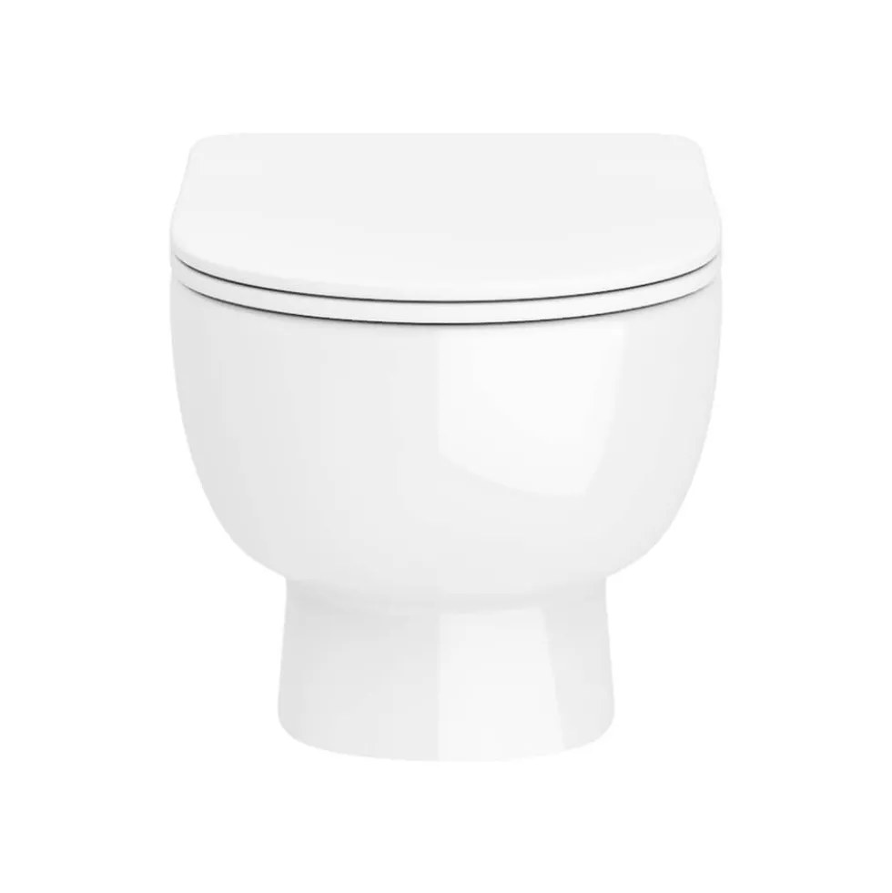 Harbour Serenity Rimless Wall Hung Toilet with Soft Close Seat
