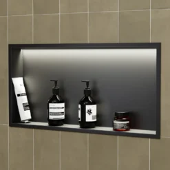 Harbour Shower Niche with LED Light Strip - 610 x 305mm