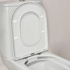 Harbour Soft Close Round Wrap Over Toilet Seat With Quick Release Hinges